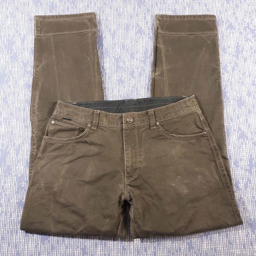 Kuhl Rydr Pants Mens 34 x 34 Gray Work Outdoor Heavyweight Vintage Patina Dye